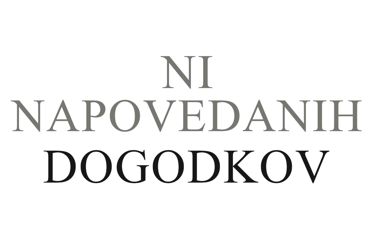 Ni napovedanih dogodkov.